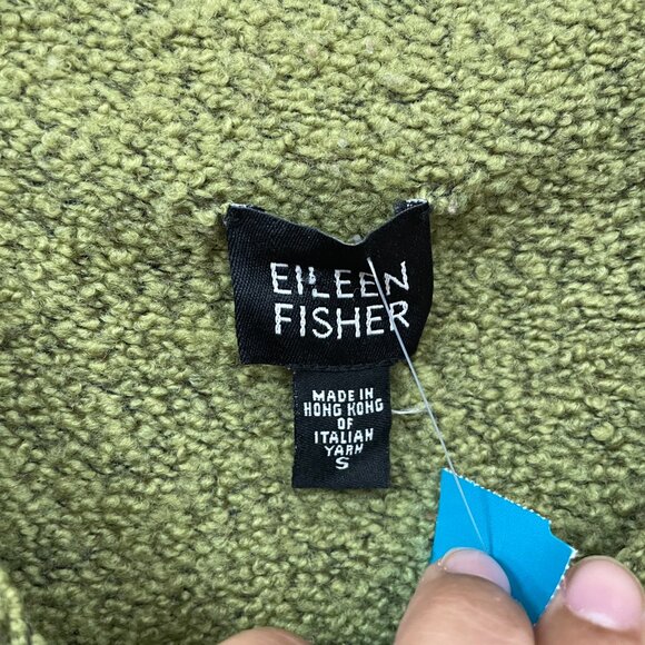 Eileen Fisher Green Sweater Size S - Picture 2 of 4